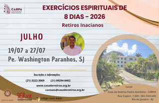 Retiro Inaciano de 8 Dias I Julho 2026